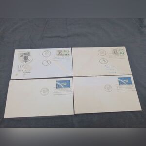1960 1962 Liberty Bell & Project Mercury First Day of Issue Stamp Envelopes